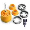 1 Set 4/6 Points Ppr Water Pipe Internal Thread Opener Pipe Thread Tap Round Die For Electric Drill Pvc Pipe Threader Kit
