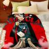 Плед D-Dracula, легкий, уютный, прочный, моющийся, милый, классный