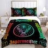 Jgermeister Deer Spirit Print 3Pcs Bedding Setduvet Cover With 2 Bedropillowcase Home Birthday Gift