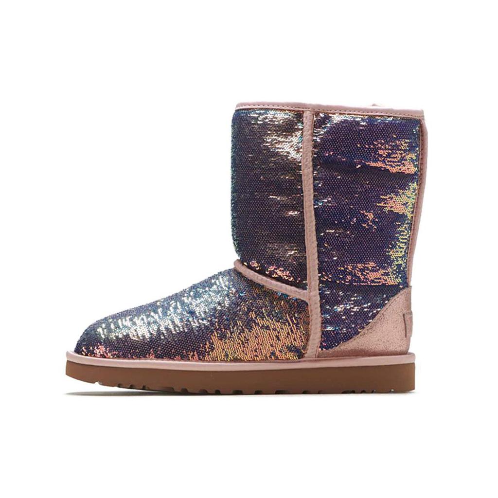 UGG Классический Короткий Космос Блестки Розовое Золото Женский 1103796-QRT