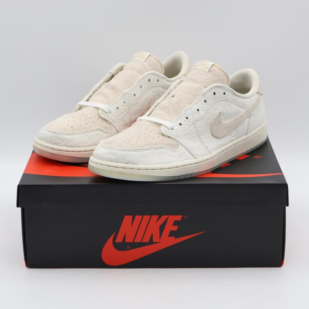 FZ0455-200 Крис Пол Nike Air Jordan 1 Low OG Светлый Крем и Парус (Мужской)