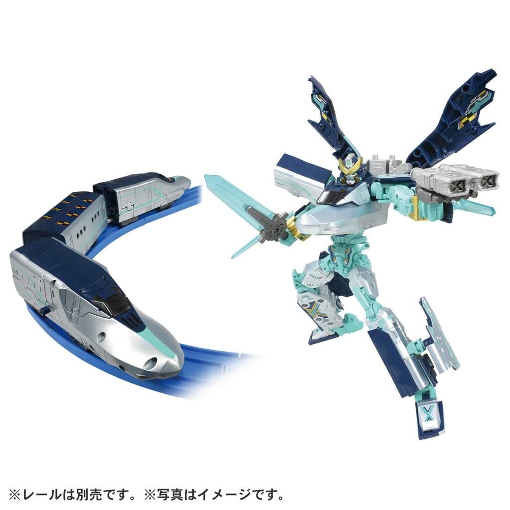 Takara Tomy Plarail Shinkansen Transforming Robot Shinkalion Z Shinkalion Z Train Toy 3 and Alpha-X (Ages up)