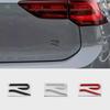 3D Metal Car R Logo Trunk Grill Emblem Badge Decals Stickers for V/V-V G-olf 5 6 7 8 R LINE Accessories