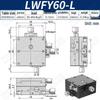 Микрорегулируемый dovetail-слайд-стол LWFD40 по осям XYZ с ручным ходовым винтом для оптического подъема