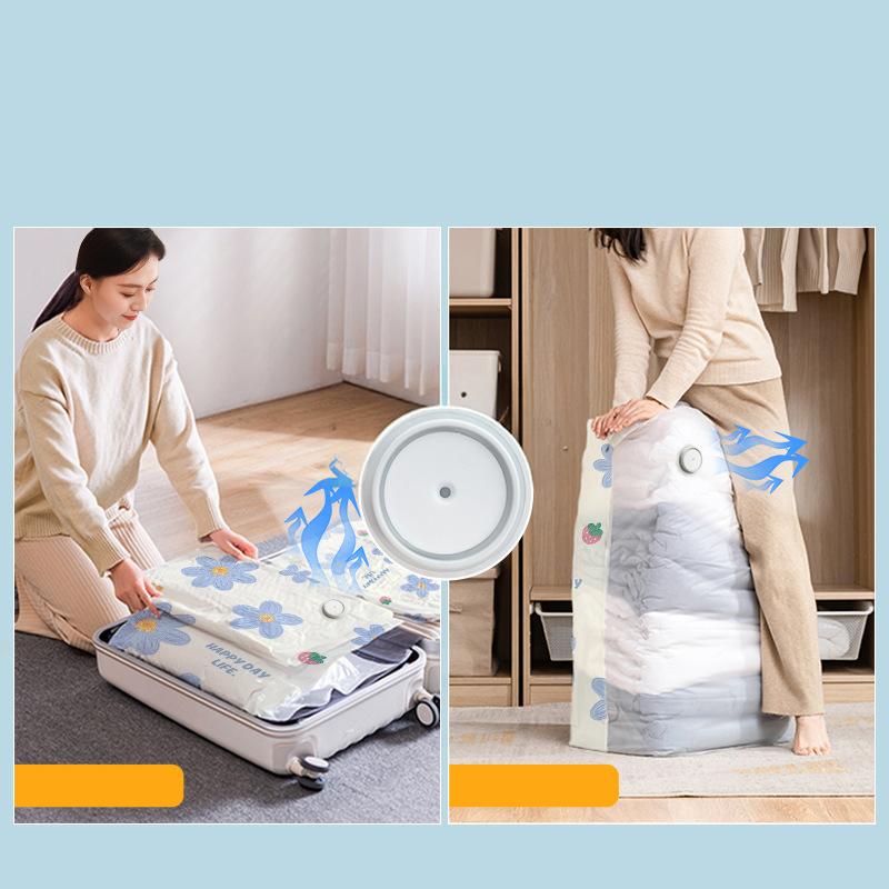 Вакуумные пакеты для хранения Компрессионные пакеты для одежды Утолщенный материал Экономия места Органайзер для хранения Путешествия Домашнее использование Постельное белье Одежда Сумка для хранения