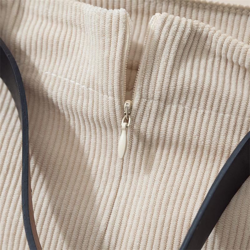 Женская юбка-трапеция вельвета Harajuku с поясом и высокой талией, узкая женская мини-юбка для офиса