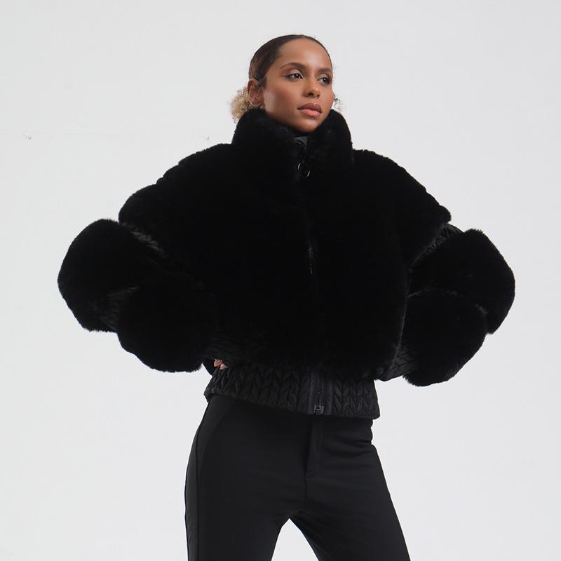 Women's Windproof Thickened Winter Ski Suit - European & American Style for Extreme Cold Outdoor Sports.