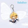 Аниме игры Hololive акриловый брелок металлическое кольцо автомобильная сумка украшение для ключей аксессуар подарок аниме подарки кулон