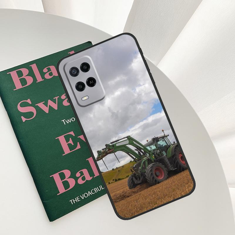 Tractor Car Case For Oppo A52 A72 A76 A96 A54 A74 A94 A54S A57S A58 A78 A98 A57 A77 A15 A16 A17 Cover