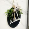 Rustic Lightweight Fashion Wear Resistant Wear Resistant Home Welcome Sign Door Sign
