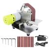 Geevorks Mini Belt Sander Electric Sanding Polishing Grinding Machine 7 Variable Speed with 10