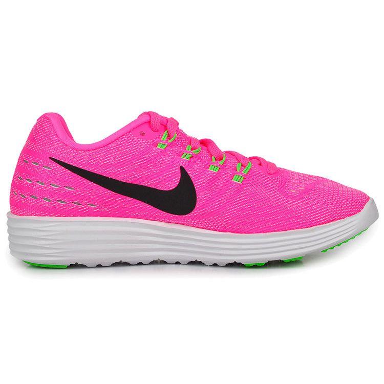 Nike Lunartempo 2 Pink Blast Черный-Белый-Rg Зеленый (Женский) Женские кроссовки 818098-601