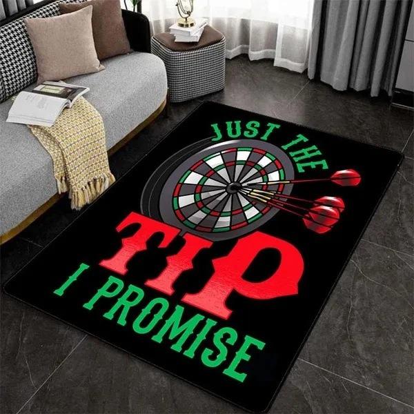 Playroom Dart Large Carpet Rug for Home Living Room Bedroom Sofa Doormat Decor Kids Play Area Rug Carpet Non-slip Floor Mat