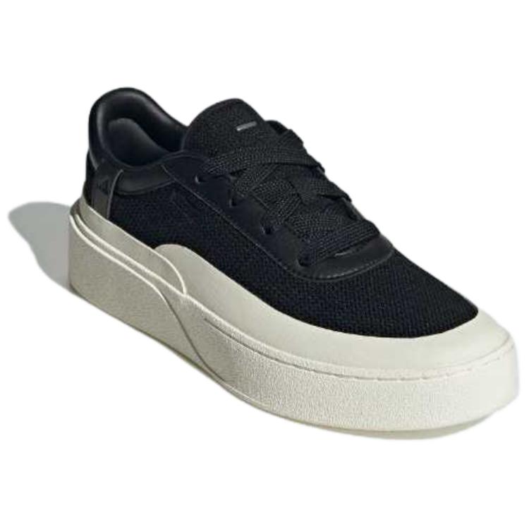 Adidas FOS LABCOURT LIGHT Anti Slip Wear Resistant Low Top Skateboard Shoes Unisex Black Sneakers JQ9805