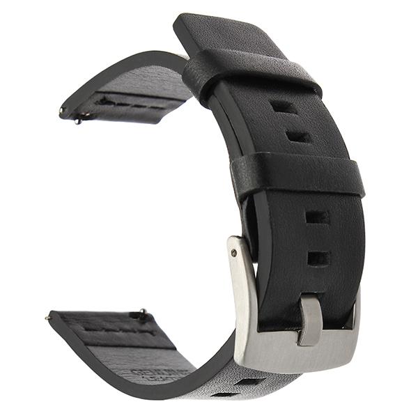 НОВЫЙ 20/22мм ремешок для часов Быстросъемный кожаный ремешок для Samsung Galaxy Watch 3 Active2 40 44мм huawei watch gt2 Ремешок для часов 18 24мм