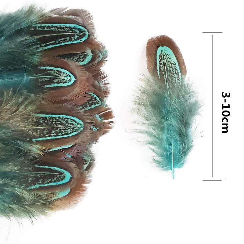 20pcs Pheasant Chicken Feathers Diy Earrings Jewelry Making Dream Catcher Wedding Centerpiece Decor Crafts Material Accessories