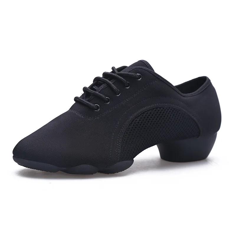 34-46 Men Latin Dance Shoes Adult Teacher Shoes Soft Teacher Dance Shoe Oxford Latin Shoes Women Cloth Heel 3cm