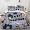 3D Anime My Hero Academy Printed Bed Set Duvet Cover Pillowcase Bedding Set Bed Linen Sheet Quilt Cover Full Queen King Size