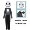 Christmas Jack Cos Suit Skeleton Jack Halloween Cosplay Stage Costume Party Performance Costume