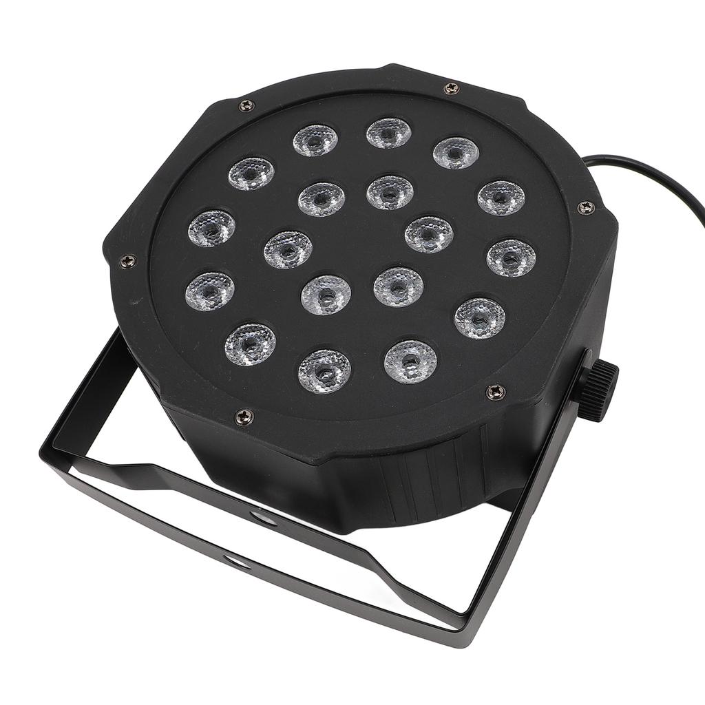 Светодиодный сценический свет 18 X 1 Вт, звуковая активация, управление DMX 512, RGB, Par Can Light для вечеринки, свадьбы, клуба