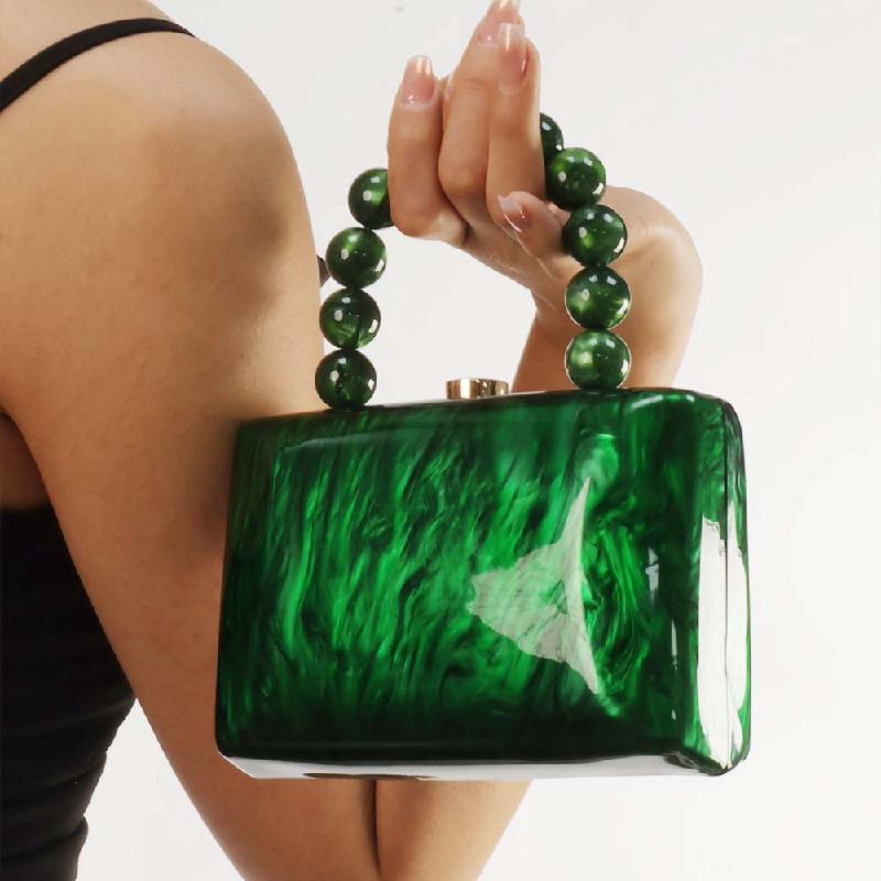 Crossbody Bag New Evening Fashion Handbag Acrylic Shoulder Women's Branded Bags Luxury Designer Korean Peddler Handbags Bucket