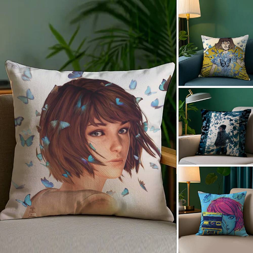 Life Is S-Strange Pillow Case Plush Fabric Soft Double Sided Print Sofa Cushion Cover Throw Pillow Covers