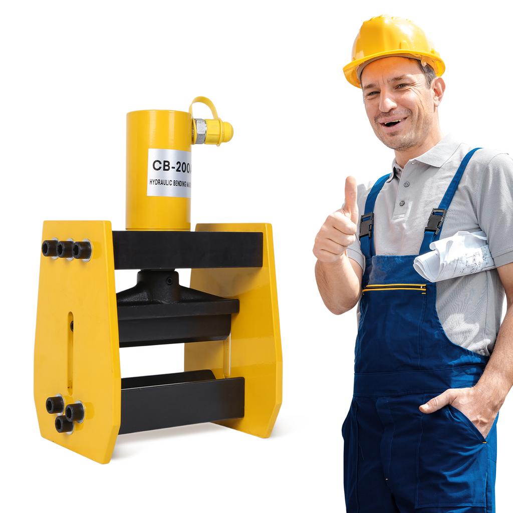 Инструмент для гибки шин с индикатором угла, трубогиб для медных труб, гидравлический гибочный станок для гибки алюминия, железа толщиной