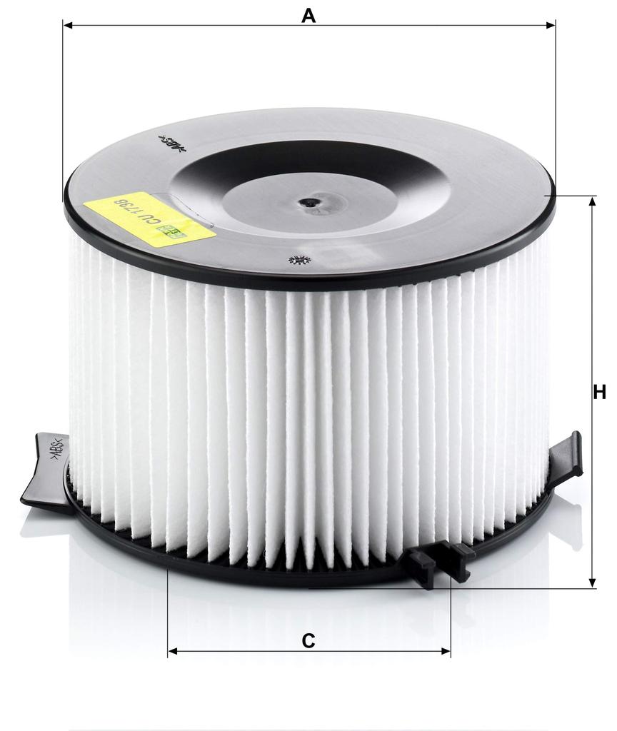 МАНН (Фильтр человека) / Номер продукта фильтра кондиционера: CU1738 CU1738