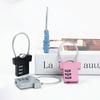 3 Digit Password Lock Steel Wire Suitcase Luggage Coded Lock Multifunctional Security Lock