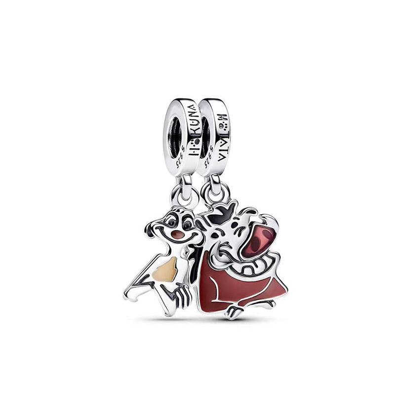 Copper New Donald Duck Pendants Charm Beads Fits Original Bracelet Bangle Necklace For Women Luxury Diy Jewelry Gifts
