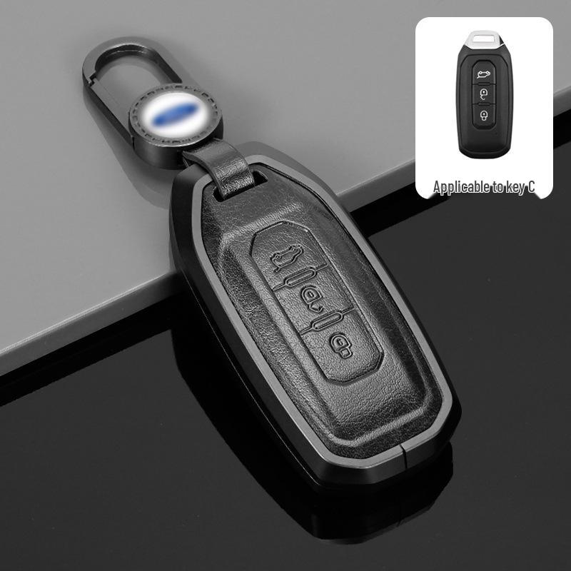 Premium Aluminum Alloy Key Cover for 2022 Ford Territory