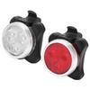 2 Pcs Mountain Bike Headlight and Tail Light Waterproof Lightweight Full Enclosure Design Cycling Warning Equipment