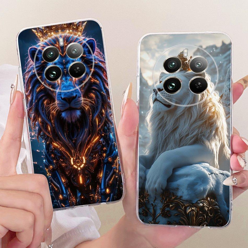Для Realme 12+ 12X 12 5G Крутой Чехол для Телефона с Рисунком Дракона и Тигра Для Realme12 5G 12 Plus 12X 12Plus Мягкие Силиконовые TPU Чехлы