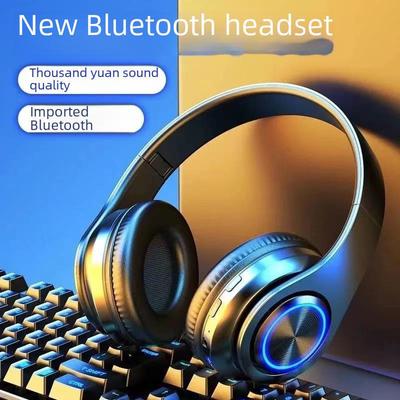Яркая Bluetooth-гарнитура с мощными басами — беспроводные спортивные и игровые наушники