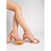 Shoetopia Girls Heel-1313 Rose-Gold Heeled Sandal - 5 Uk (Girls-Heel-1313-Rose-Gold)