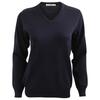 Kustom Kit Ladies Arundel Long Sleeve V-Neck Sweater