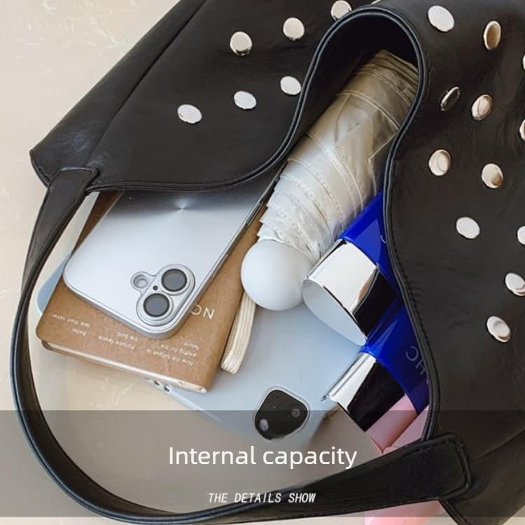 Женская металлическая сумка на плечо с принтом в горошек, сумка-тоут