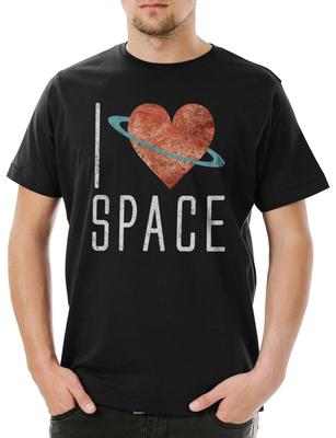 Я Люблю Космос Мужская Футболка Мужские Женские Футболки Топ Станция Астронавт Космонавтика Космонавт Космос