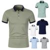 2025 Spring/Summer New Cotton Polo Shirt with Polo Collar for Men and Women's Business and Leisure