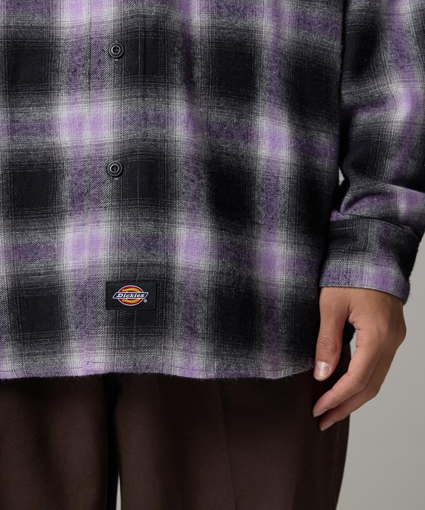DICKIES One Pocket Ombre Shirt Purple
