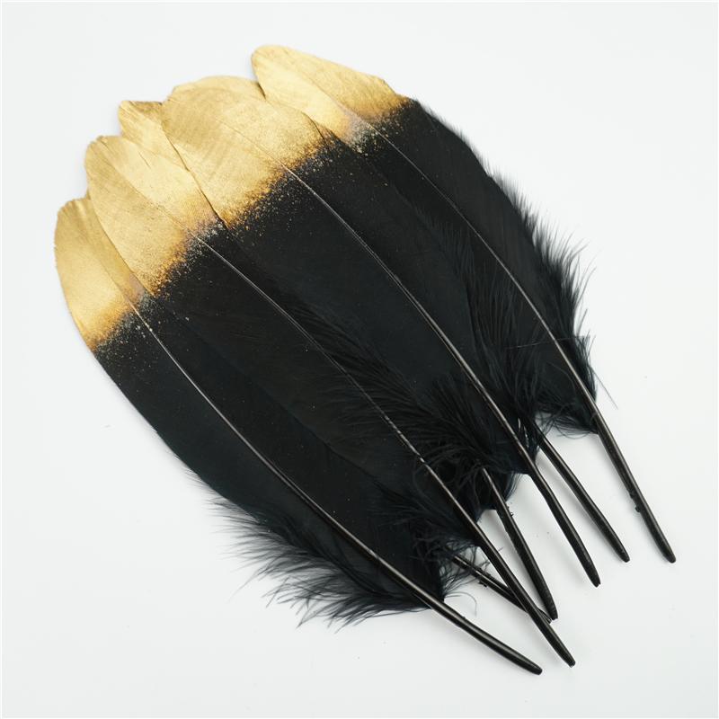 10 шт. Золотое гусиное перо 15-20 см Серебряные лебяжьи перья Аксессуары для ловца снов DIY Создание украшений Перо Праздничные украшения