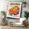 Garfield S Love Triangle Wall Decor Tapestry Art For Pet Memorial Birthdaywedding Party Backdrop Family Gift
