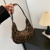 Cow Pattern Shoulder Bag for Spring/Summer Versatile Women's Bag Personalized Leopard Pattern Underarm Handbag