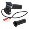 60V LED Digital Meter Electric Bike Scooter Throttle Grip Handlebar with Power Switch