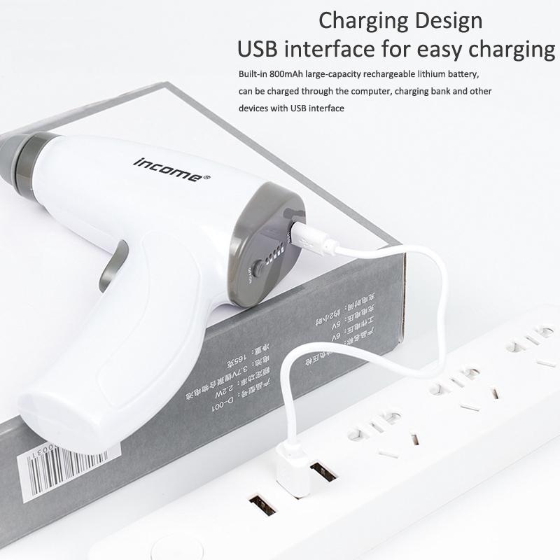 Вакуумный пистолет для баночного массажа Электрический вакуумный насос Массажер для тела USB Перезаряжаемый Инструмент для массажа отрицательным давлением Гуа Ша Присоска