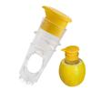 Manual Lemon Juicer Manual Fruit Juicer Squeezer Built-In Filter Manual Fruit Squeezer Screw Top Juice Squeezer for Pinics