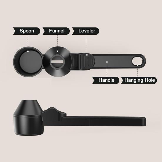 Кофейная ложка-воронка для многоразовых капсул K-типа, прецизионная мерная ложка для кофе, инструменты для наполнения кофейных капсул для протеинового порошка, пересыпки чая