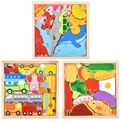 Oztoy Balance Picture Domino Puzzle Набор «Море + транспорт + еда», 1 комплект, лучший пазл для малышей в Корее