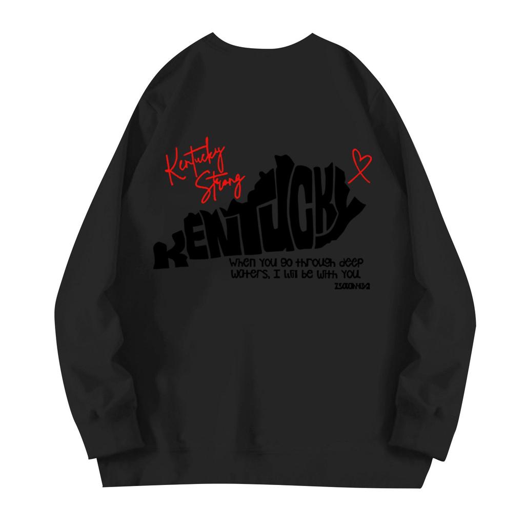 Женская толстовка свободного кроя с круглым вырезом и длинными рукавами, с длинными рукавами, с капюшоном