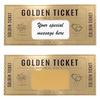 1Set Deluxe Golden Ticket Surprise Scratch Off Card Christmas Surprise Reveal Card Scratch Off Ticket Surprise Gift Raffle Gift
